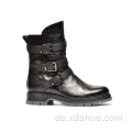 Business Casual Damen Schneestiefel Schnallenstiefel